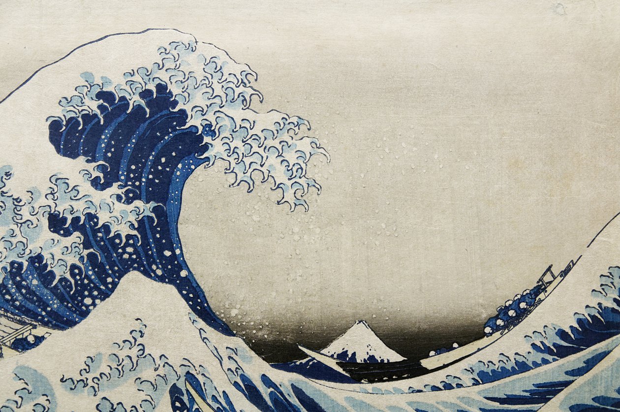 Den store bølge i Kanagawa af Katsushika Hokusai