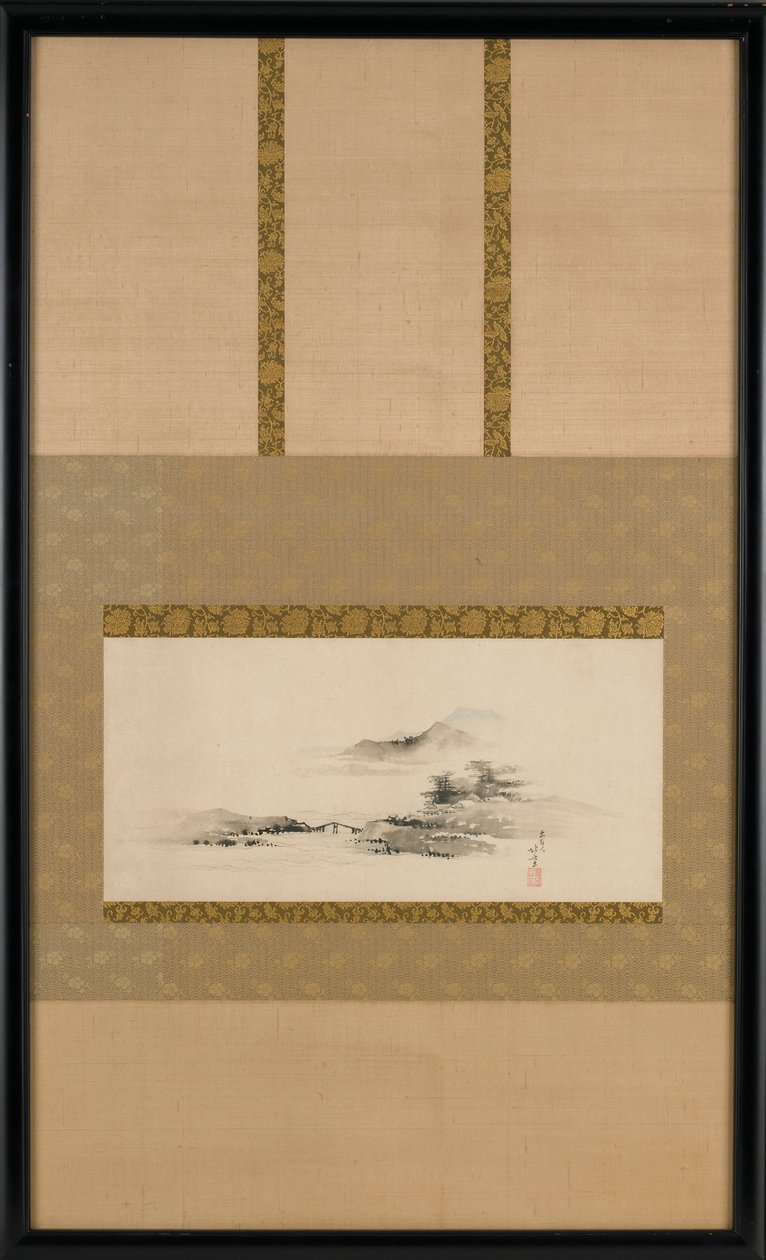 Landskab, Edo-periode, ca. 1801-1802. af Katsushika Hokusai