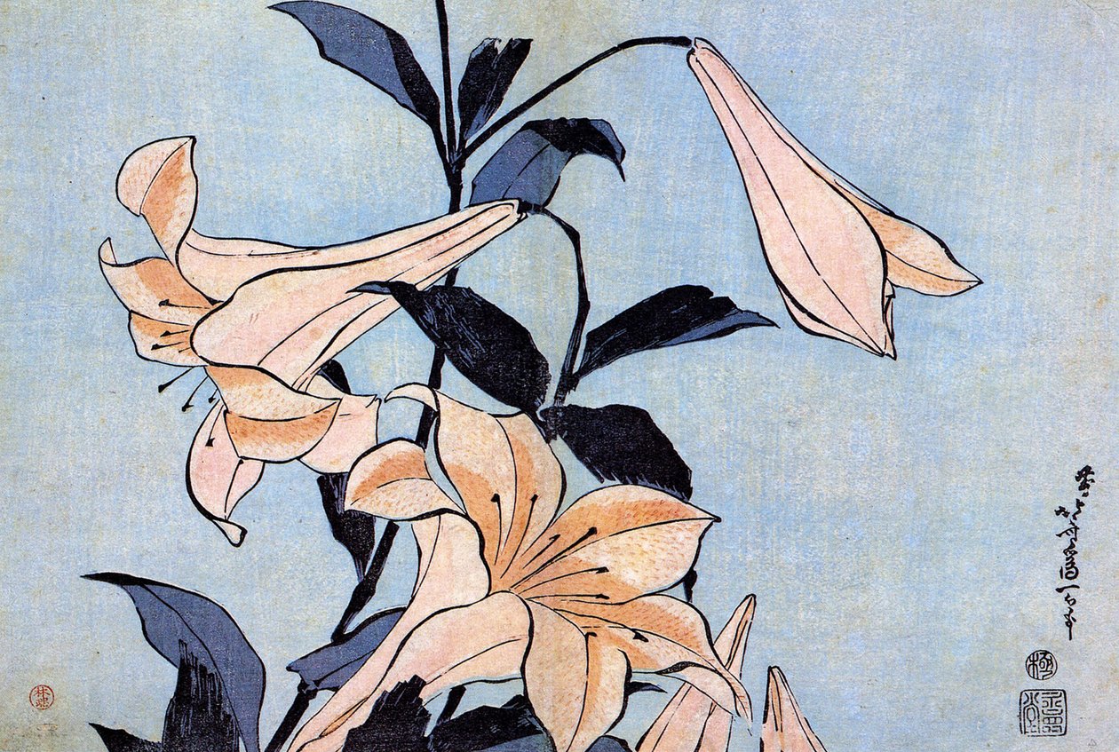 Katsushika Hokusai (1760-1849) (Eco-Ukiyo-e) Vers 1830 S Tate A Shokin no Sewum af kunst og skole af Katsushika Hokusai