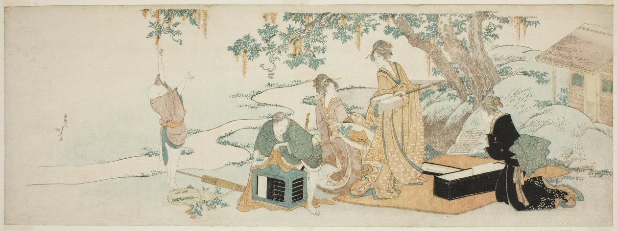 Picnic fest af Katsushika Hokusai