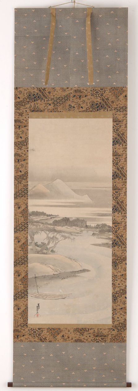 Flodlandskab, 1760-1849. af Katsushika Hokusai