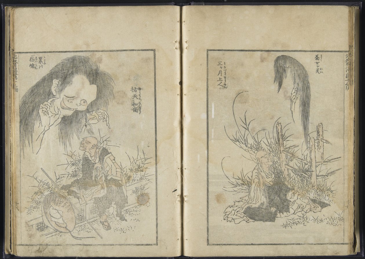 Skitsebog, bd. 10, 1819 (træbloktryk) af Katsushika Hokusai