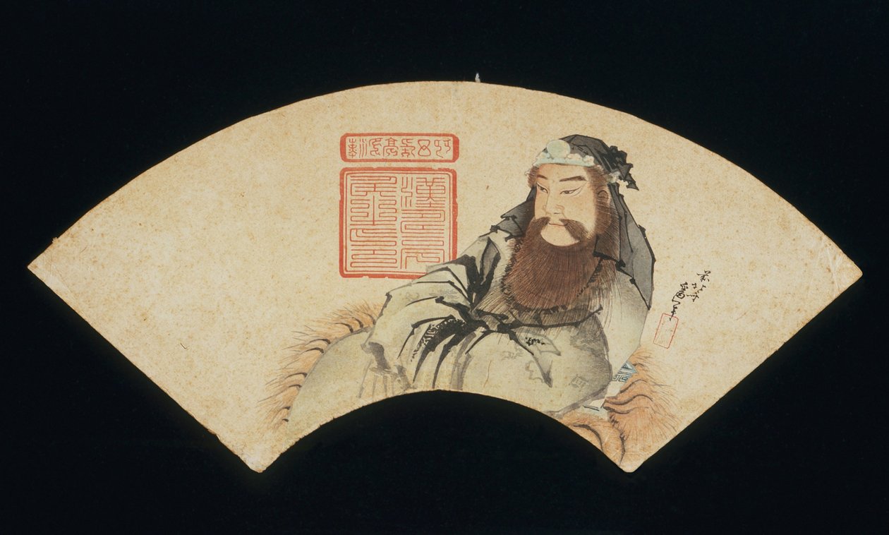 Den kinesiske krigsgud af Katsushika Hokusai