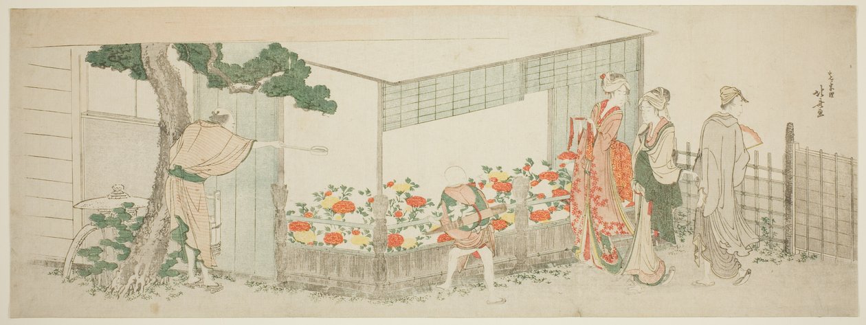 Pæonshowet af Katsushika Hokusai