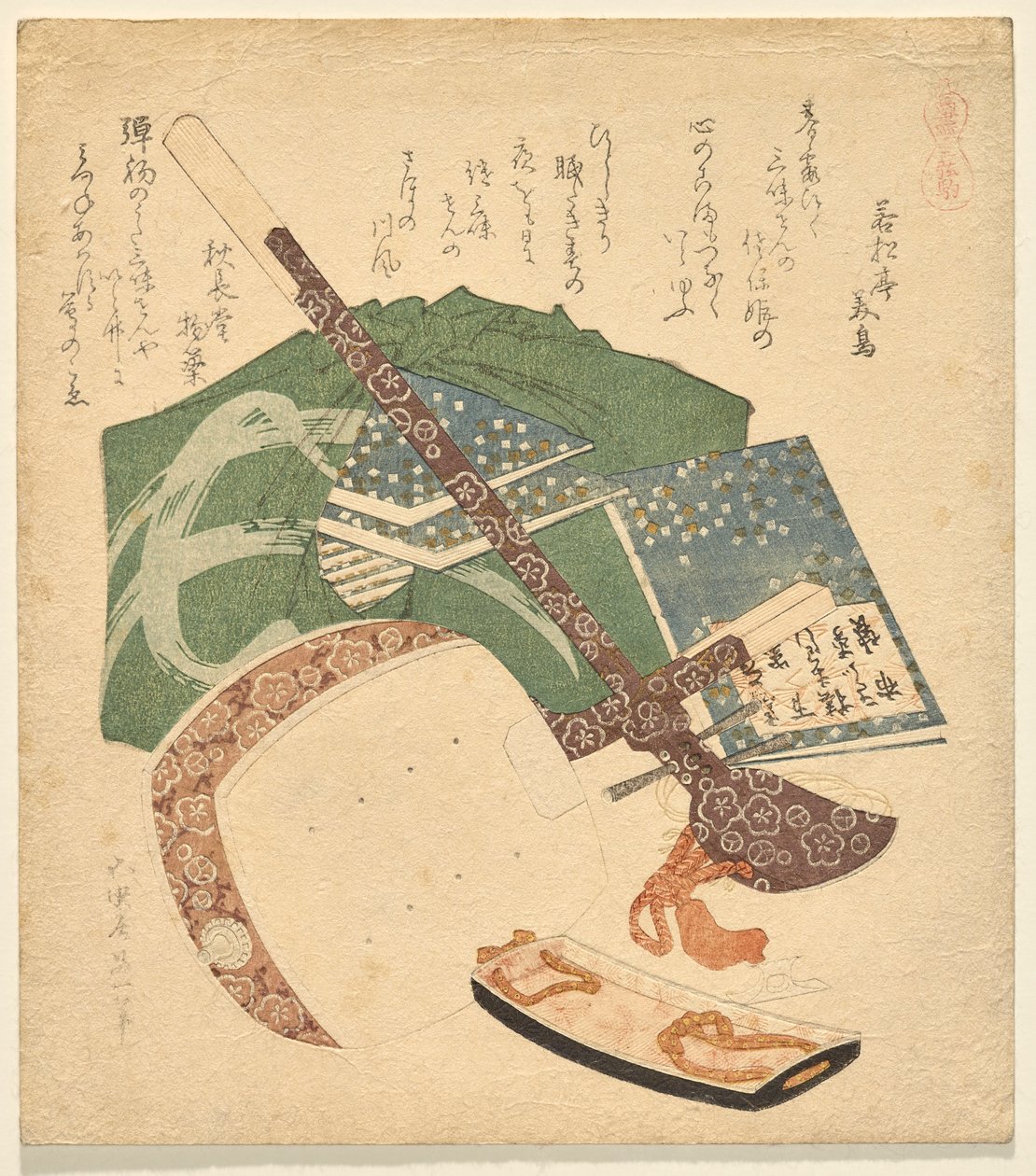 Tre-strenget Colt, fra All Things Horse af Katsushika Hokusai