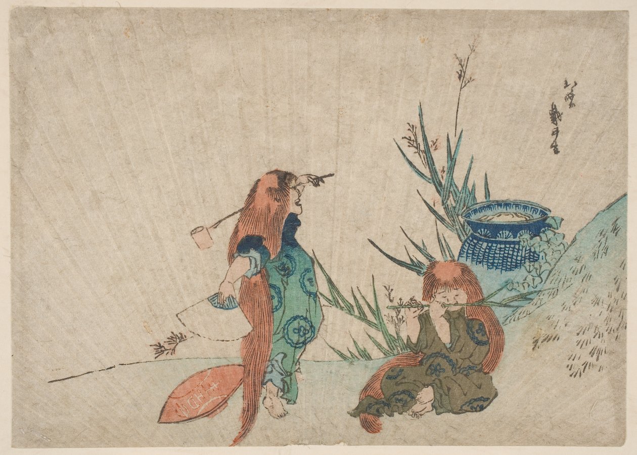 To Shojō af Katsushika Hokusai