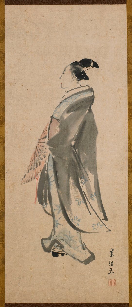 Ung mand, Edo-periode, ca. 1795-1798. af Katsushika Hokusai