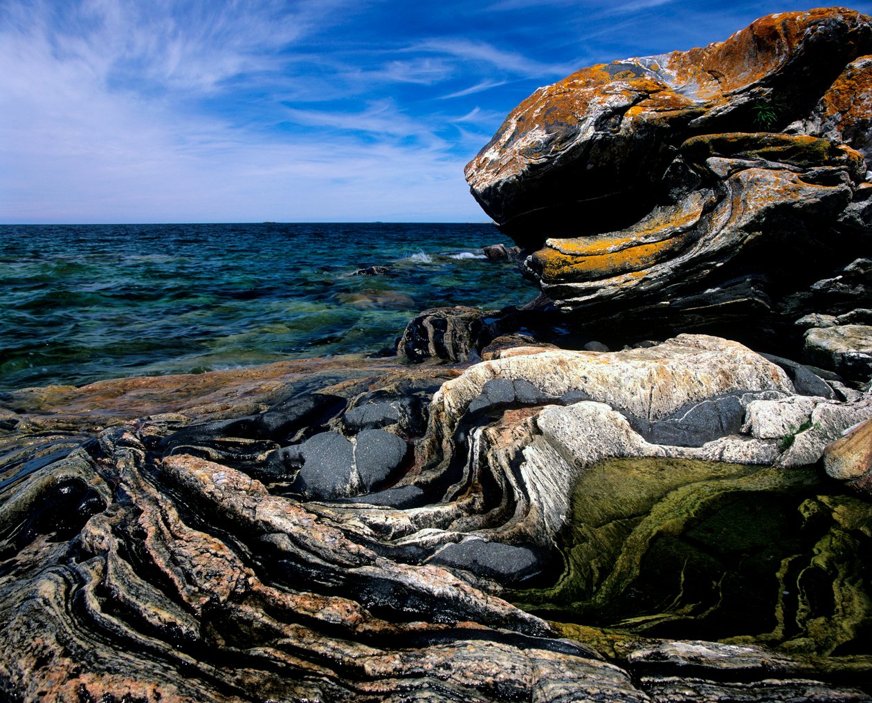 Canada, Ontario, Georgian Bay, Kystklippeformationer af Alec Hunter