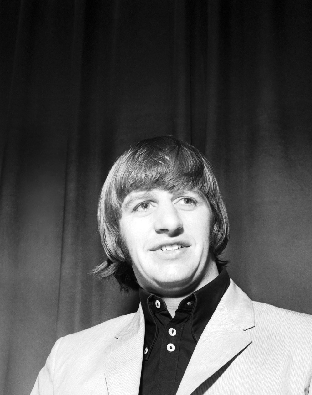 The Beatles i koncert på Velodrome Vigorelli, Milano 24/04/1965 (s/h foto) af Alec Hunter
