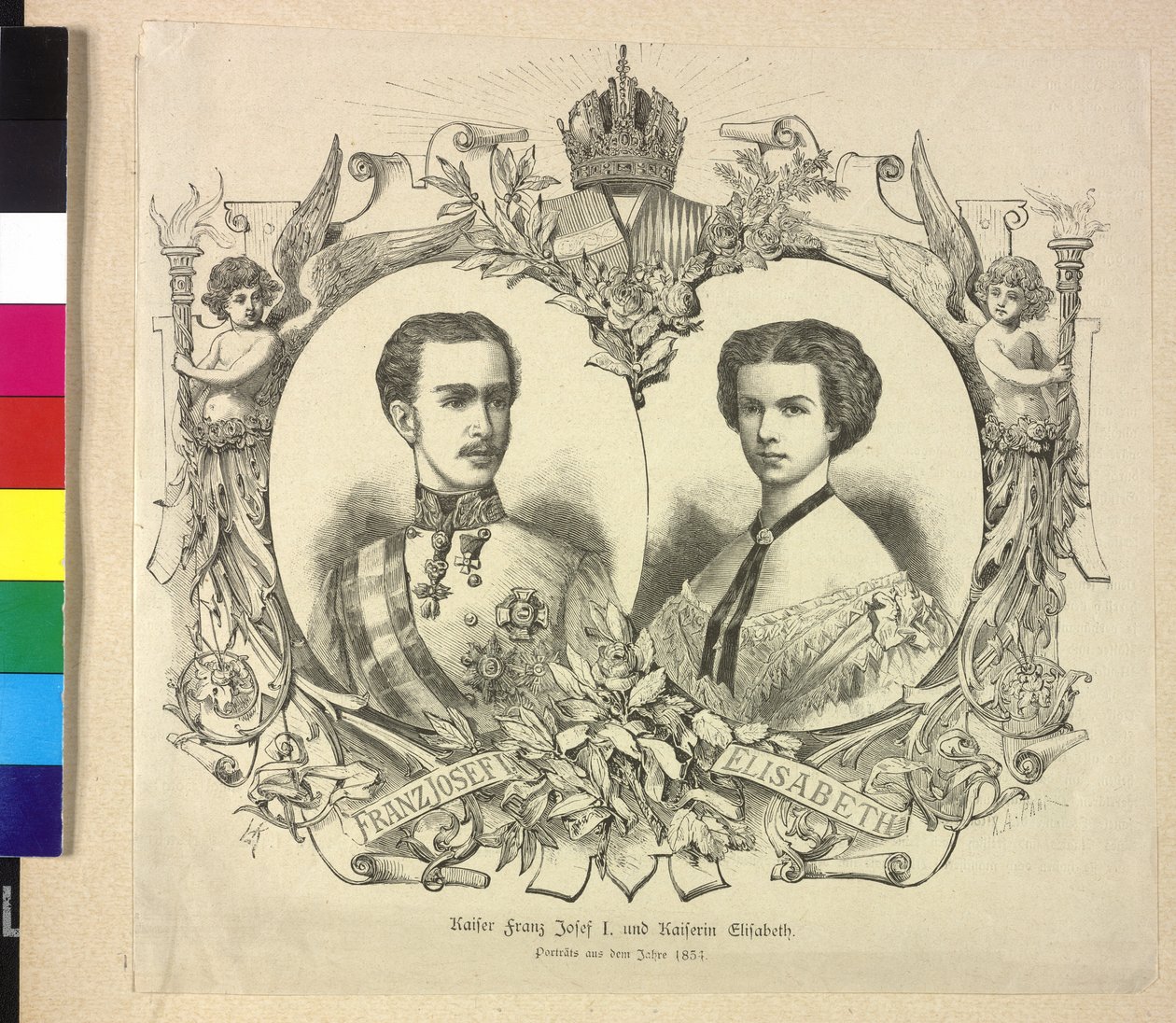 Kejser af Østrig og Elisabeth Franz Joseph I af Katzler Katzler