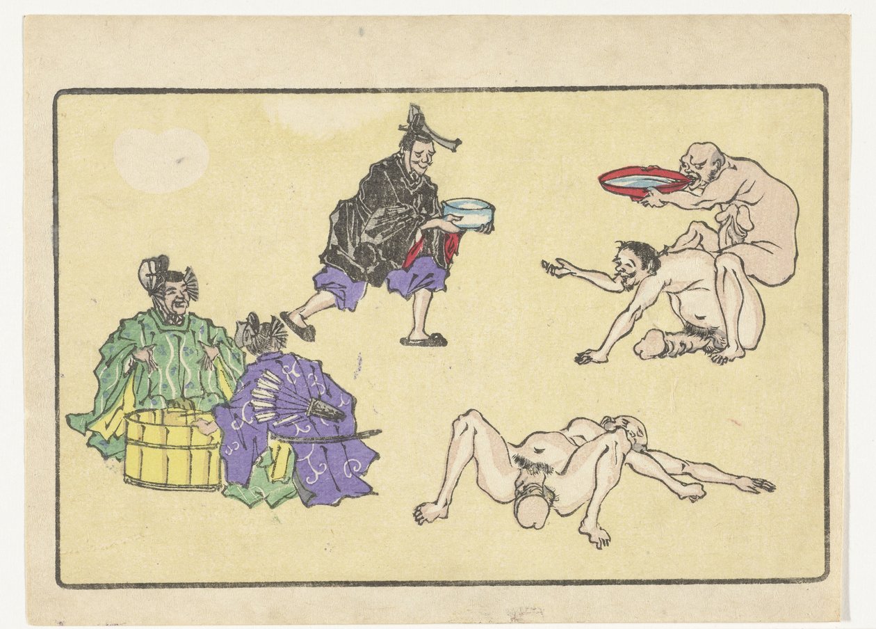 vandbærer The Big Tail (serietitel) af Kawanabe Kyosai