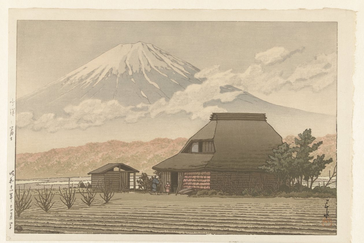 Fuji Wana f to t rp Narusawa Narusawa no Fuji af Kawase Hasui