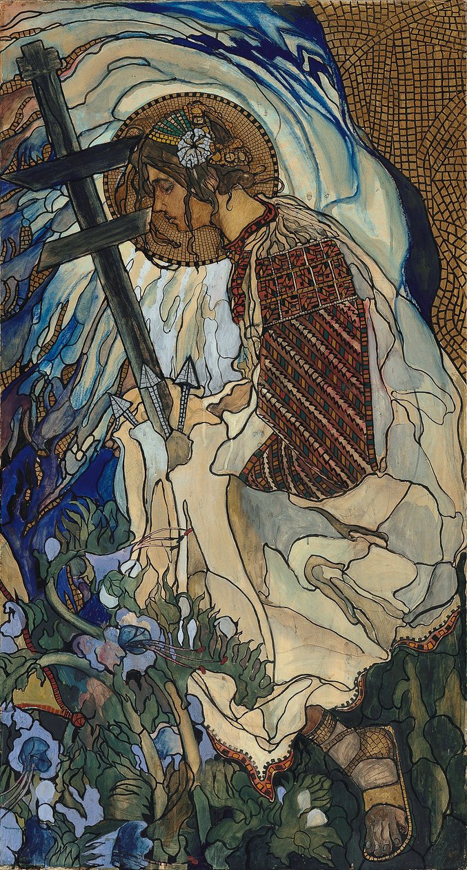 Hutsul Madonna af Kazimierz Sichulski