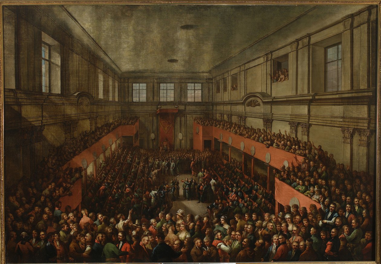 Constitution polonaise du 3 mai 1791 - Vedtagelsen af den 3. maj forfatning af Kazimierz Wojniakowski