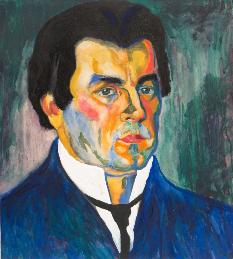 Selvportræt af Kazimir Severinovich Malevich