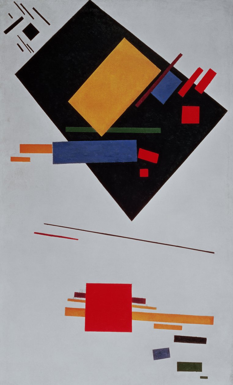 Suprematistisk komposition, 1915 af Kazimir Severinovich Malevich
