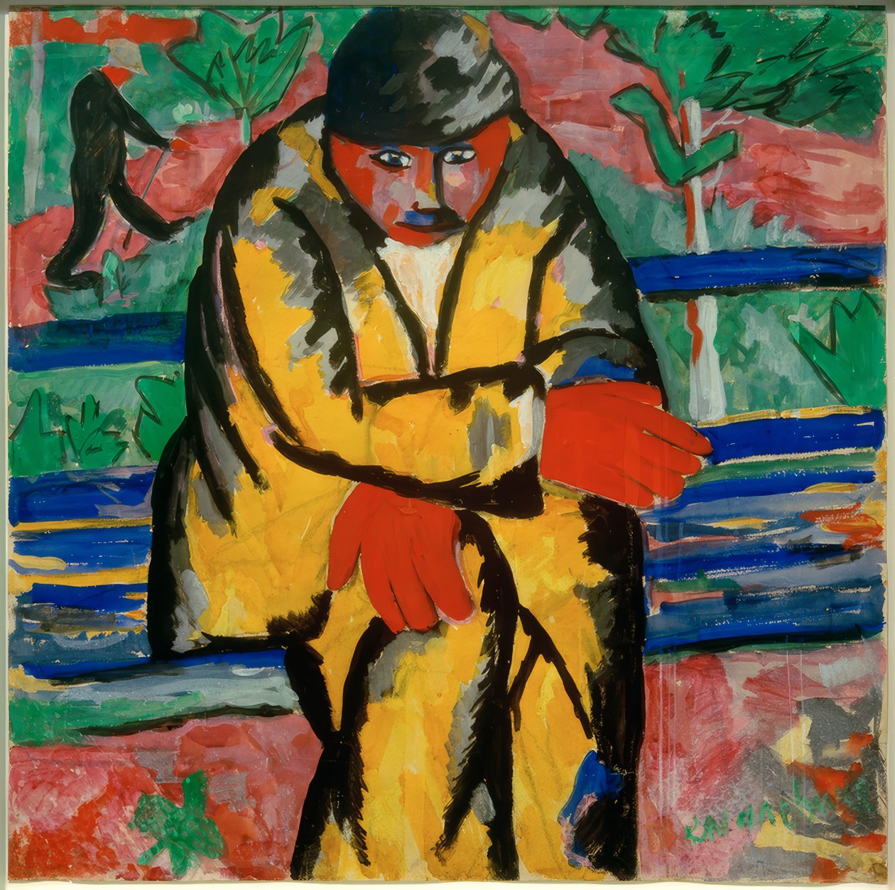 På boulevarden, 1910 af Kazimir Severinovich Malevich