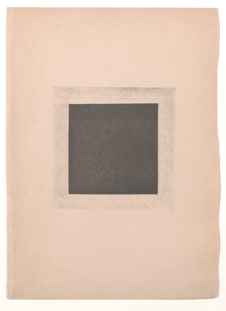Sort firkant for "Fra kubisme og futurisme til suprematisme: En ny realisme i maleriet" af Kazimir Severinovich Malevich