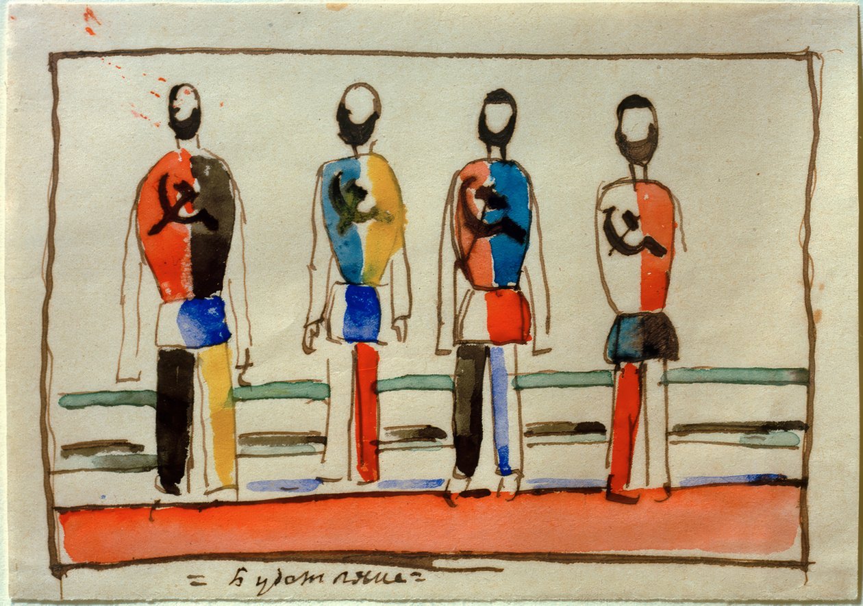 Budetijane (Zukunftianer) af Kazimir Severinovich Malevich