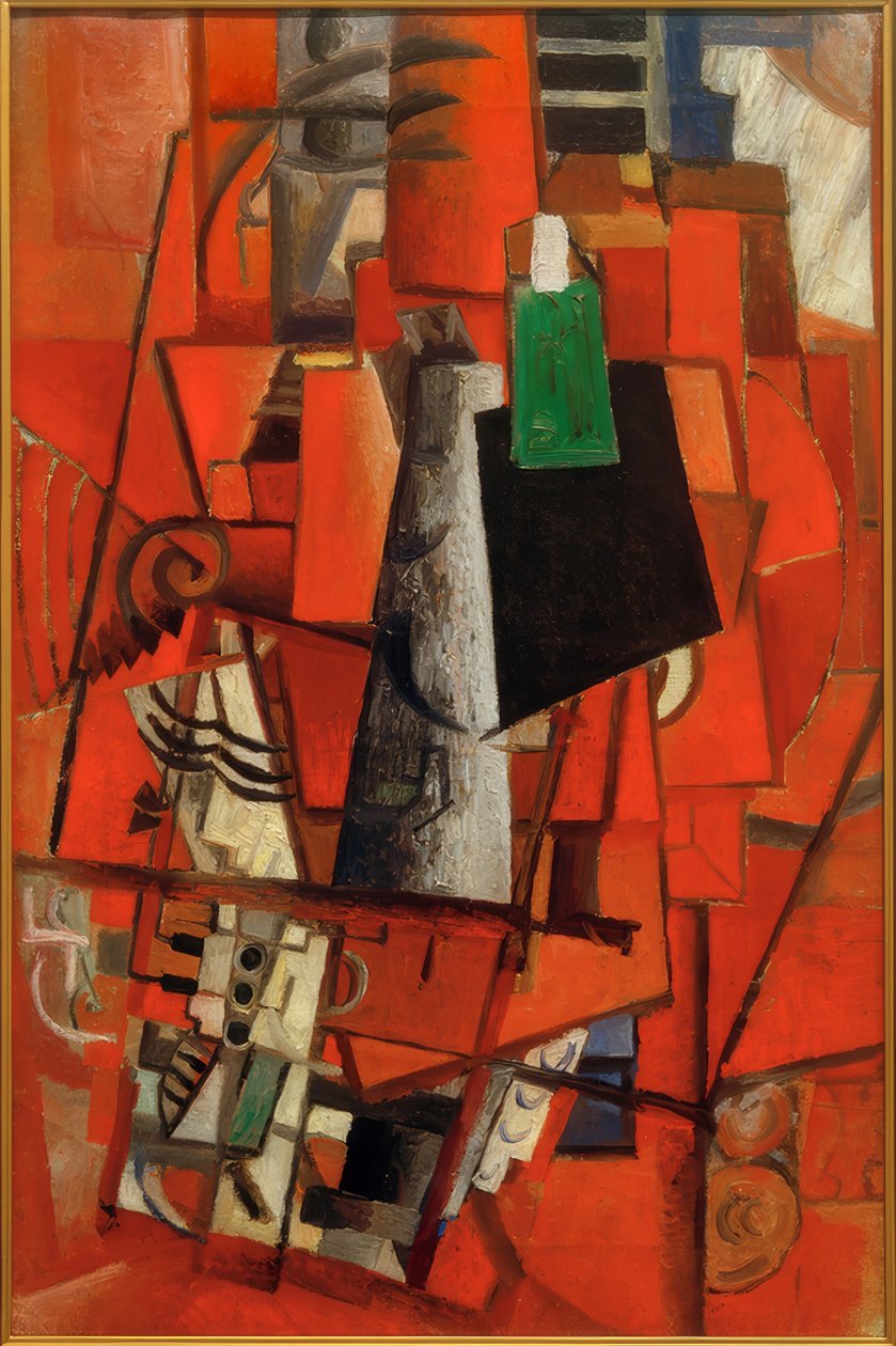 Dame ved klaveret af Kazimir Severinovich Malevich