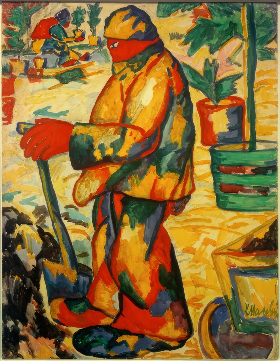 gartner af Kazimir Severinovich Malevich