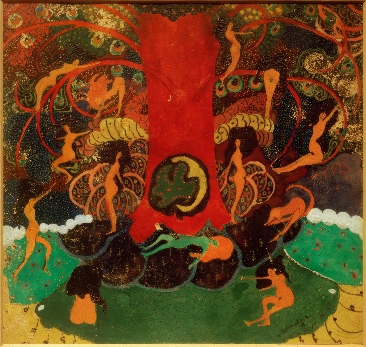 Livets træ og dryader af Kazimir Severinovich Malevich