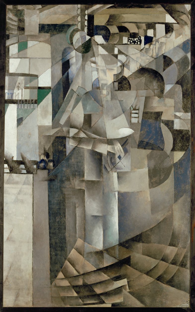 Life in the Grand Hotel (olie på lærred) af Kazimir Severinovich Malevich