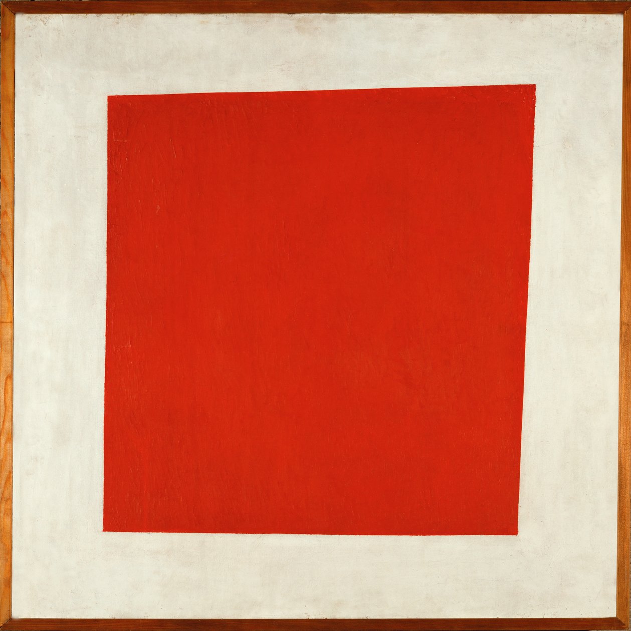 Den Røde Plads (olie på lærred) af Kazimir Severinovich Malevich