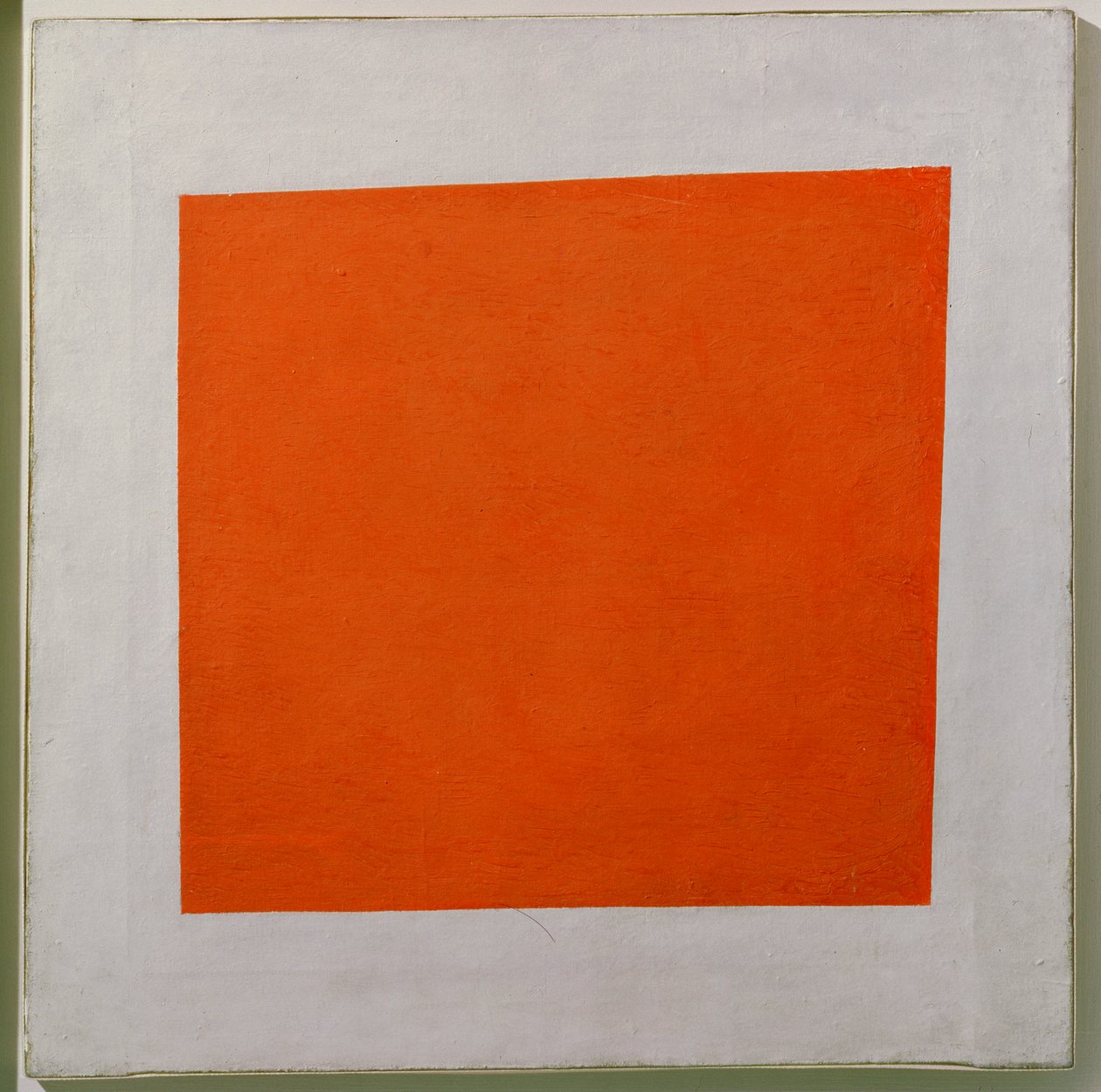 Rød firkant. Maleri Realisme af en bonde i to dimensioner af Kazimir Severinovich Malevich