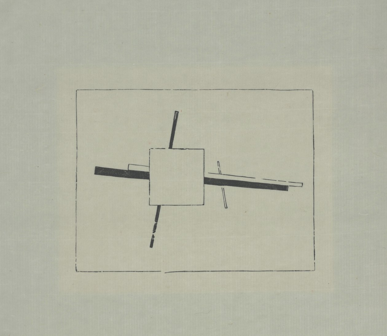 Suprematist-kors af Kazimir Severinovich Malevich