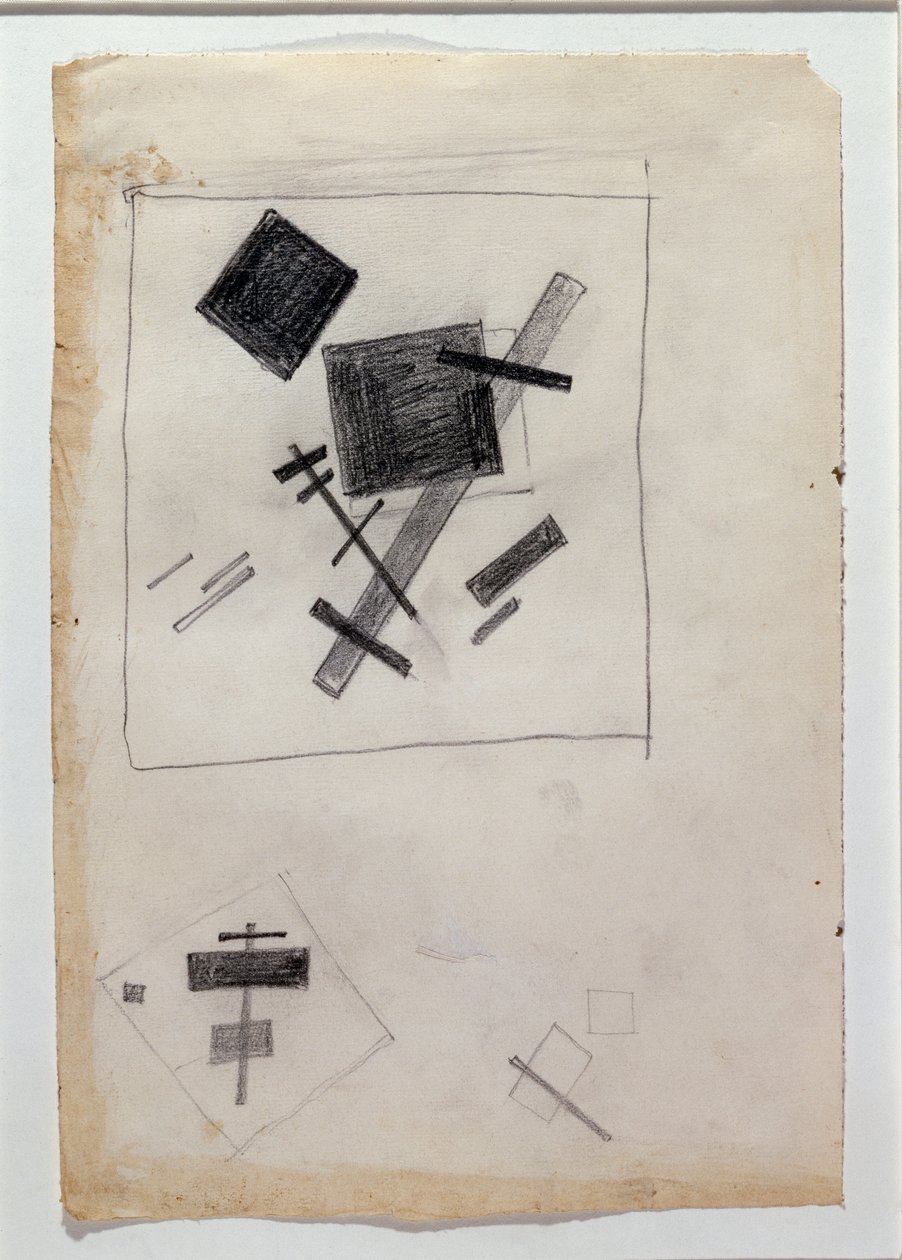 Suprematistisk komposition (Tegning af Kazimir Severinovich Malevich