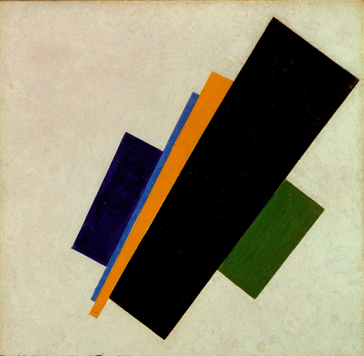 Suprematistisk maleri af Kazimir Severinovich Malevich