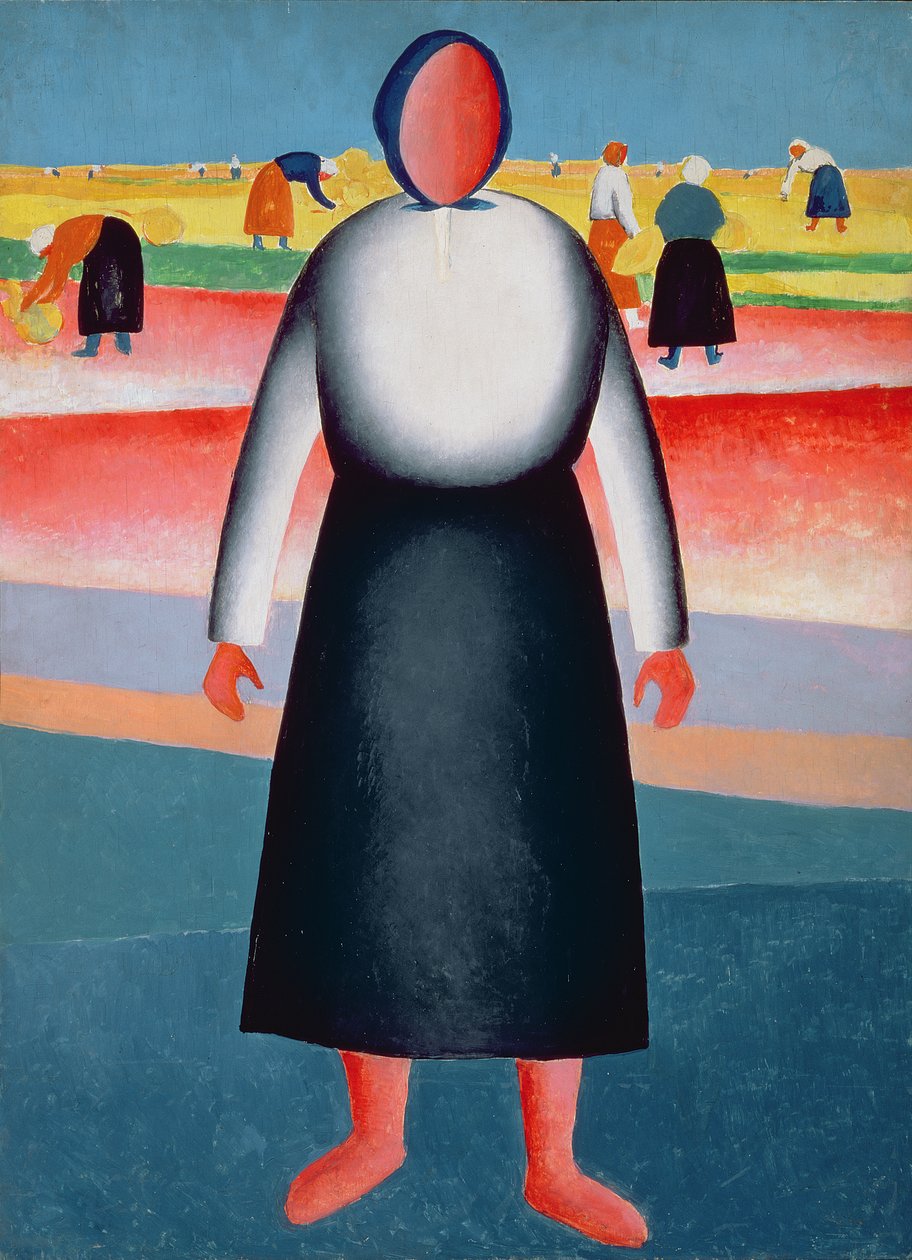 Høsten, studie til et maleri, 1928-32 af Kazimir Severinovich Malevich