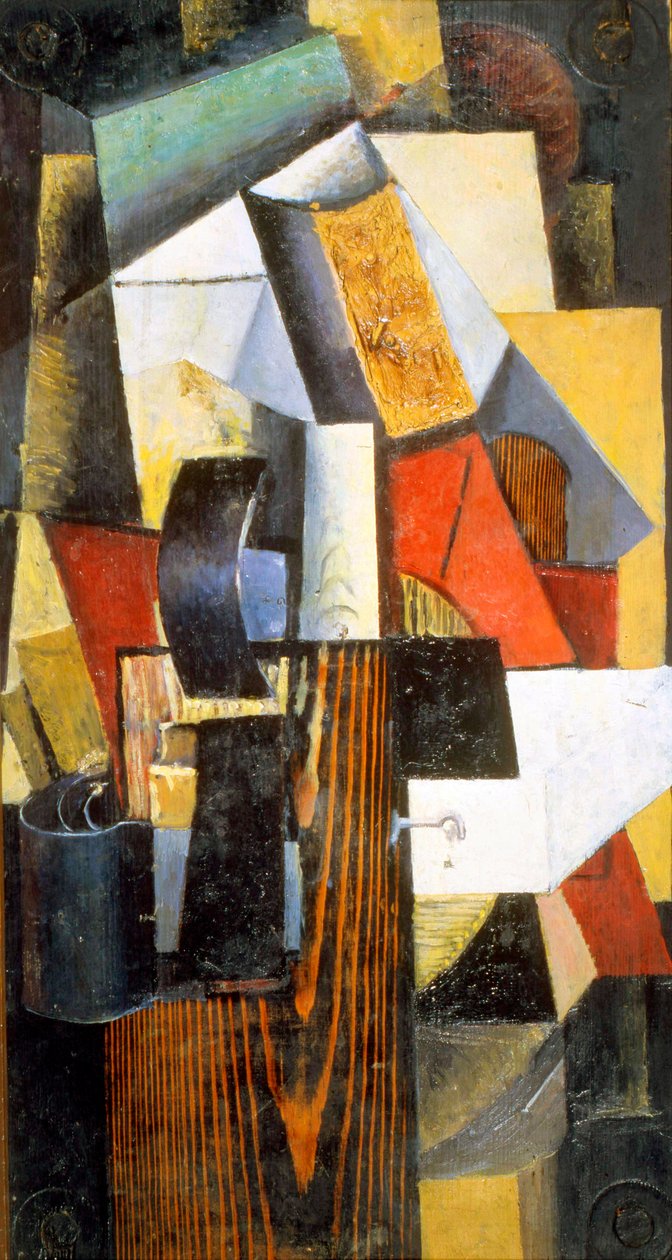 Nonstop Station. Kuntsevo, 1913 af Kazimir Severinovich Malevich