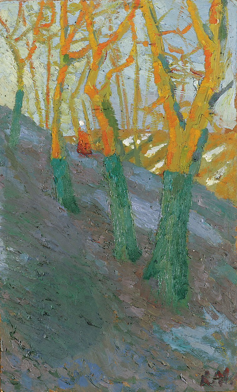 Træer, ca. 1904 af Kazimir Severinovich Malevich