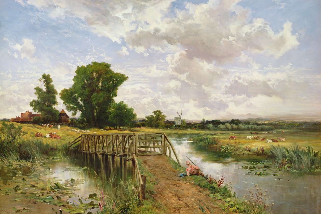 En sommerdag, 1800-tallet af Keeley Halswelle