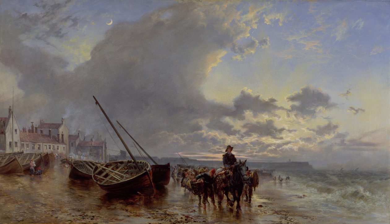 Newhaven, Firth of Forth ved solnedgang af Keeley Halswelle