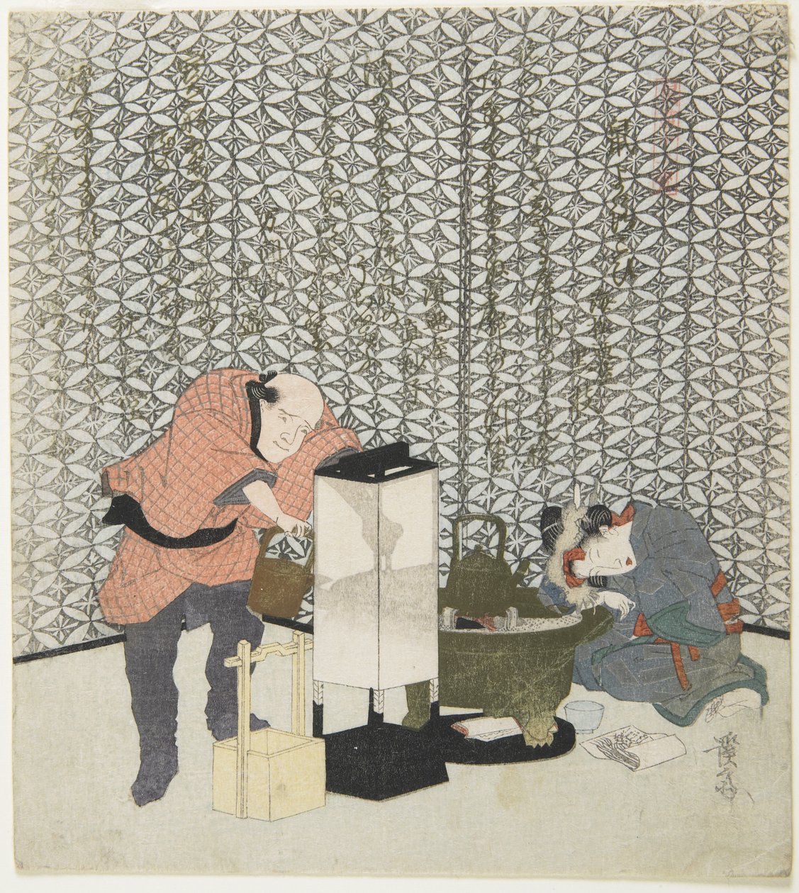 Glade rotter, 1828 af Keisai Eisen
