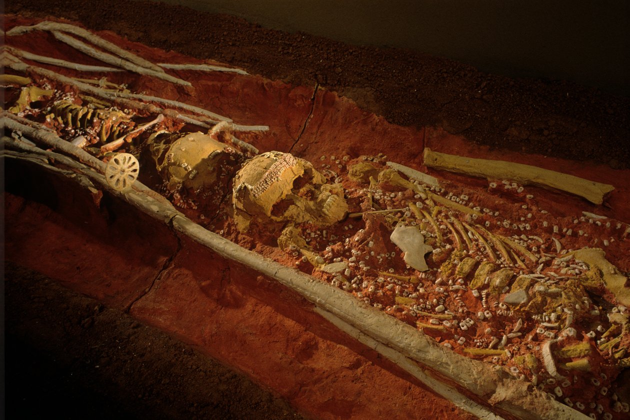 Arkæologi; Hominid; Hominin; Human Ev - Homo sapiens Sapiens; Human Evolution; Ice A..., 2000 (foto) af Kenneth Garrett