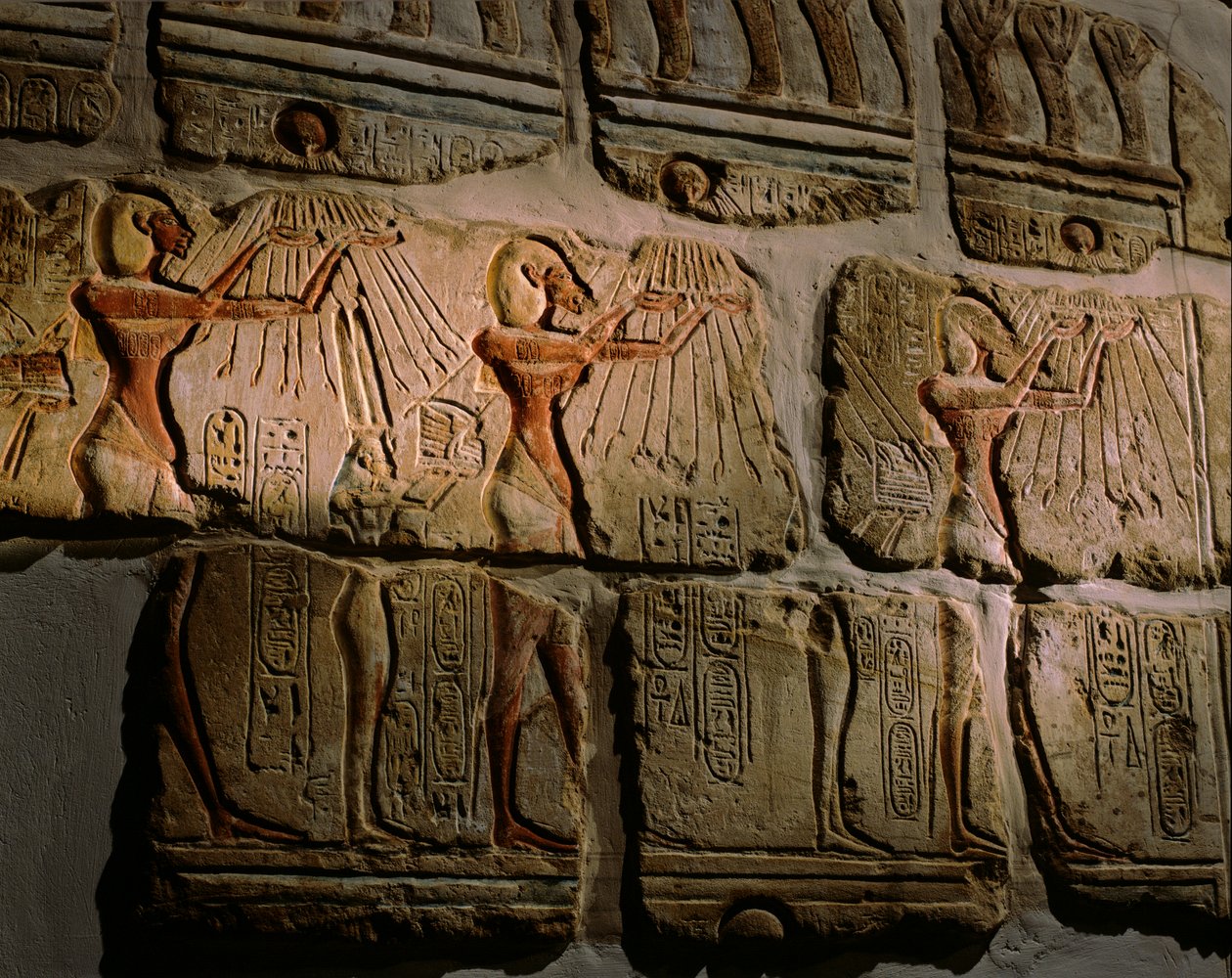 Egypten; Amarna; Solens Faraoer; mm6714; Arkæologi; Akhenaton; Nefertiti; Luxor..., 2001 (foto) af Kenneth Garrett
