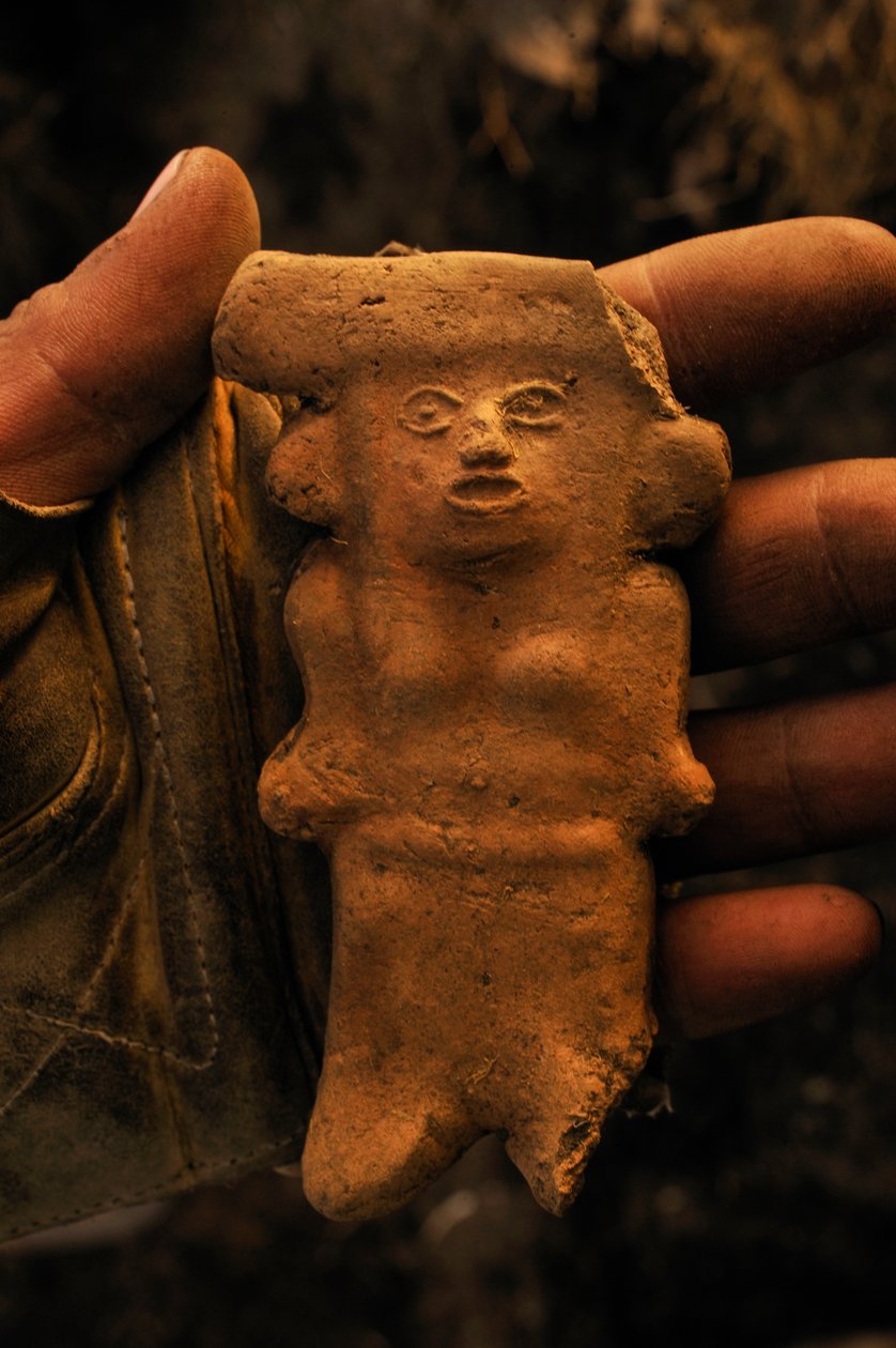De største azteker; MM7677; Mexico City; Mexico; Azteker; Monte Tlaloc; Tlaloc-templet; Vic..., 2008 (foto) af Kenneth Garrett