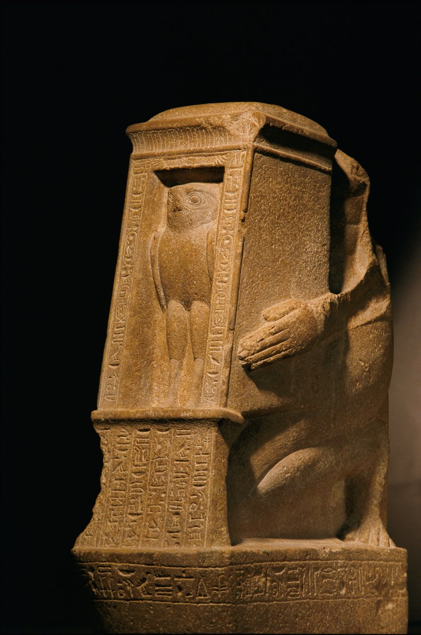 Hovedløs statue af Sebty lavet af kvartsit, Ny Rige, 2002 (foto) af Kenneth Garrett