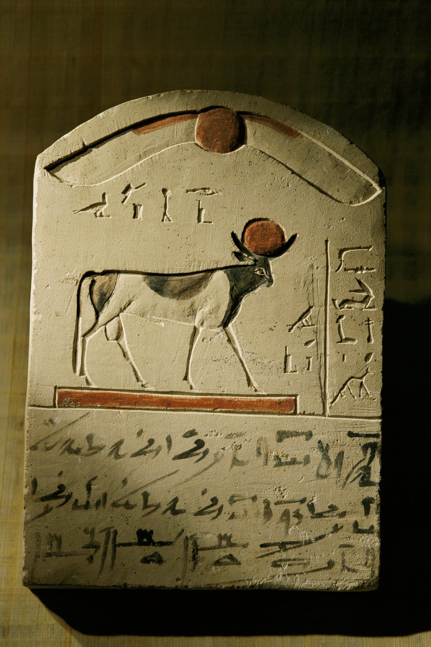 Kalkstensstele af Neswennefer, 2002 (foto) af Kenneth Garrett