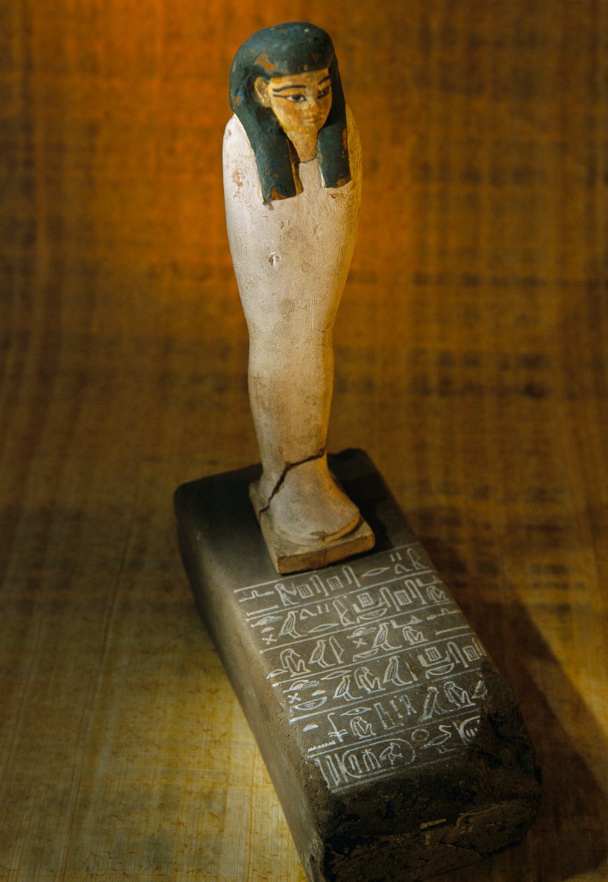 Magisk mursten, Thutmosis IV; KV 43. "Magiske mursten" blev ofte placeret i nicher i r..., 2009 (foto) af Kenneth Garrett