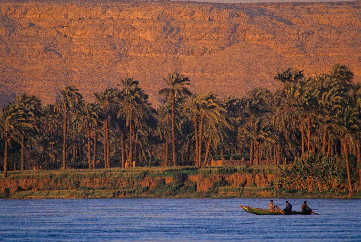 Nilen, Egypten, nær Amarna, 2001 (foto) af Kenneth Garrett