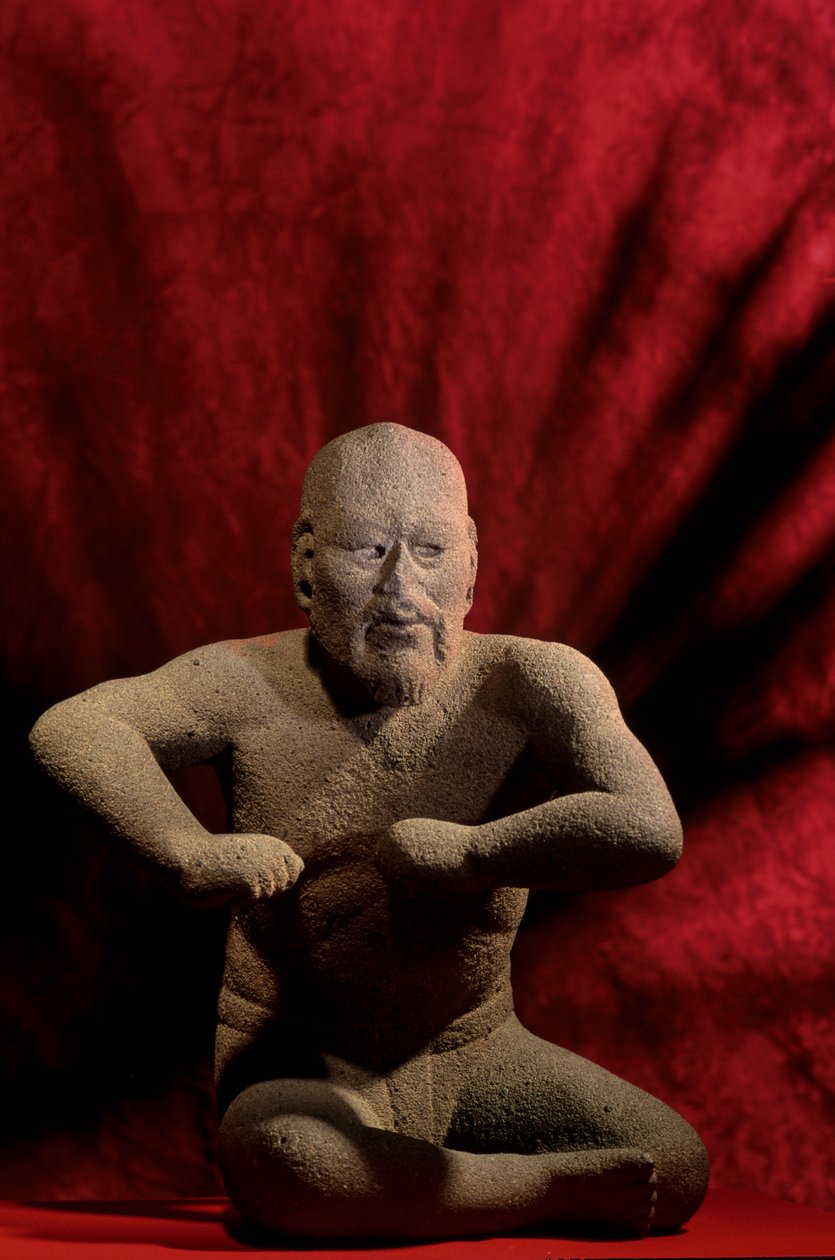 Olmec Enigma; figur; bryder; NMAH; Mexico af Kenneth Garrett