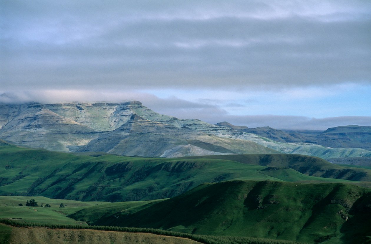 Åndens malerier, Drakensberg-bjergene, Sydafrika, 2008 (foto) af Kenneth Garrett