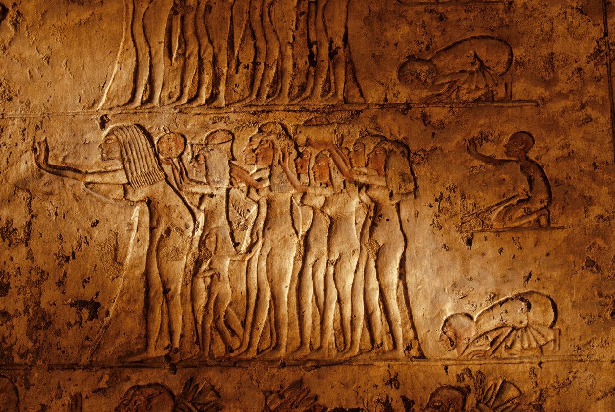 Relief fra grav for Meryre (Merera), ypperstepræst for Aten i Akhetaten