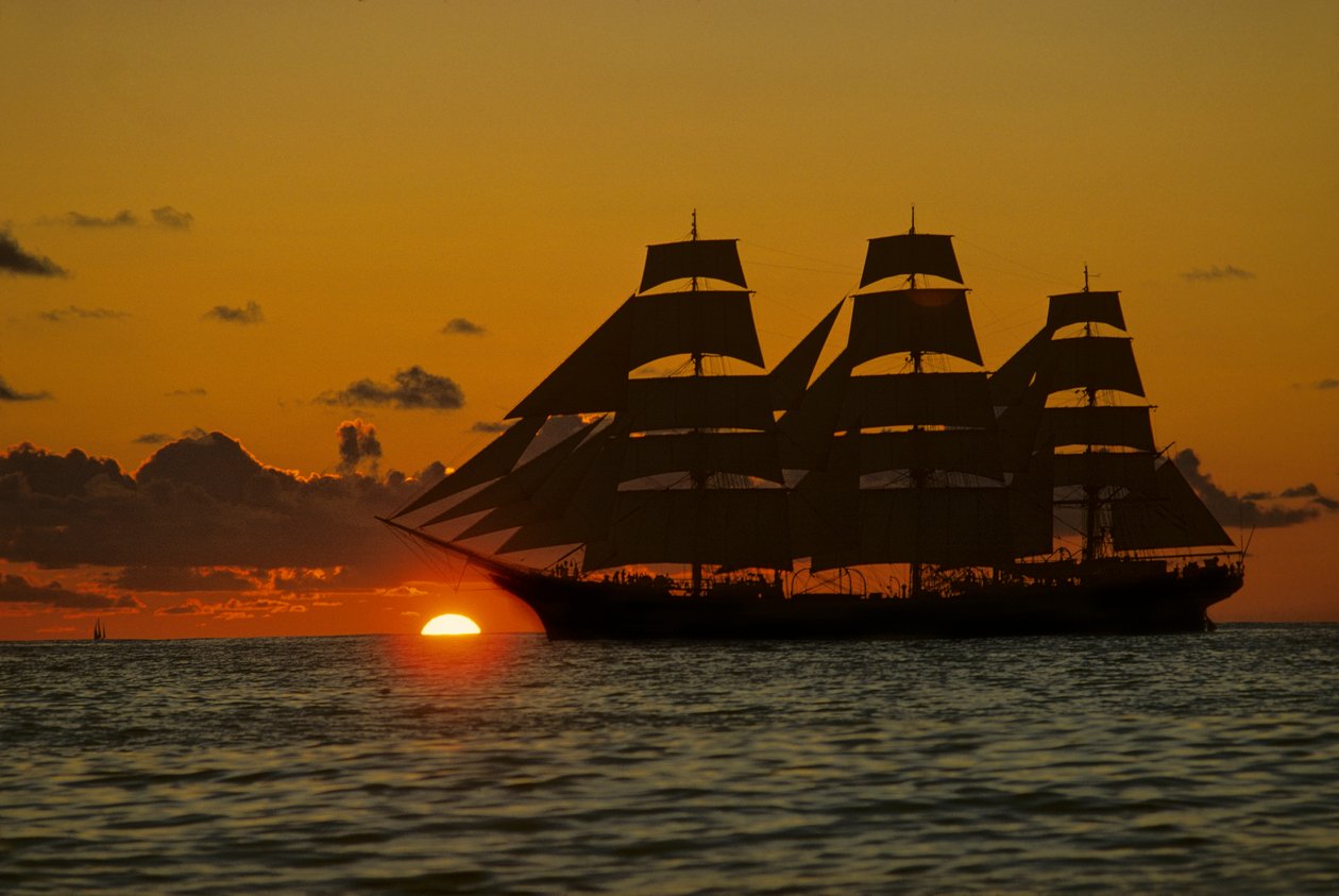 Square Rigger; Dar Pormorza,Sail race, Operation Sail Tall Ships; Sail Training Assoc... af Kenneth Garrett