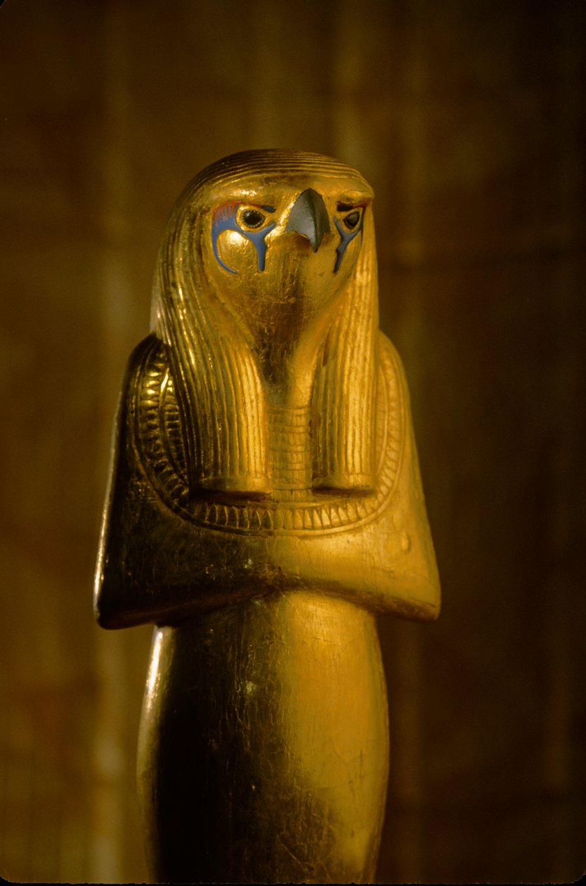 Statue af Horus den ældre, Herwer, KV 62, 2009 (foto) af Kenneth Garrett
